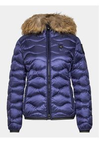 Blauer Kurtka zimowa 23WBLDC03093 Fioletowy Regular Fit. Kolor: fioletowy. Materiał: syntetyk. Sezon: zima