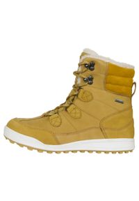 GUGGEN MOUNTAIN - Wodoodporne buty zimowe damskie futro wełna jagnięca. Kolor: brązowy. Materiał: futro, wełna. Sezon: zima. Styl: sportowy, elegancki