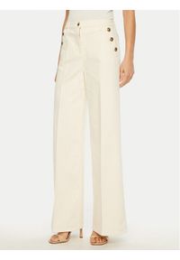 Luisa Spagnoli Jeansy Aceto 541773 Écru Wide Leg #1