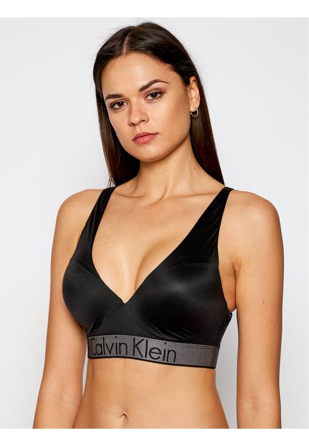 Calvin Klein Underwear Biustonosz top 000QF4052E Czarny. Kolor: czarny. Materiał: syntetyk