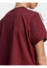 Adidas - adidas T-Shirt Essentials 3-Stripes Single Jersey Crop Top IL3410 Czerwony Loose Fit. Kolor: czerwony. Materiał: bawełna #5