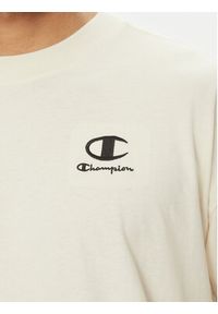 Champion T-Shirt 221257 Écru Regular Fit. Materiał: bawełna