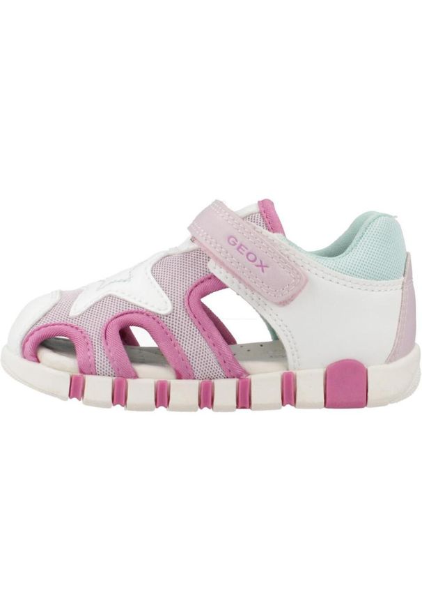Sandały Geox Model B Sandal Iupidoo Gir Kolor Biały. Kolor: biały. Materiał: tkanina, syntetyk