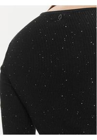 Guess Sweter Laurel W4RR34 Z34O0 Czarny Regular Fit. Kolor: czarny. Materiał: wiskoza