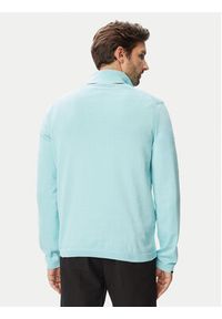 BOSS Sweter KN Ever 50556146 Niebieski jasny Regular Fit. Kolor: niebieski. Materiał: bawełna #3