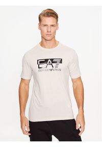 EA7 Emporio Armani T-Shirt 6RPT81 PJM9Z 1716 Srebrny Regular Fit. Kolor: srebrny. Materiał: bawełna #1