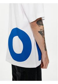 Hugo T-Shirt Nannavaro 50509840 Biały Oversize. Kolor: biały. Materiał: bawełna