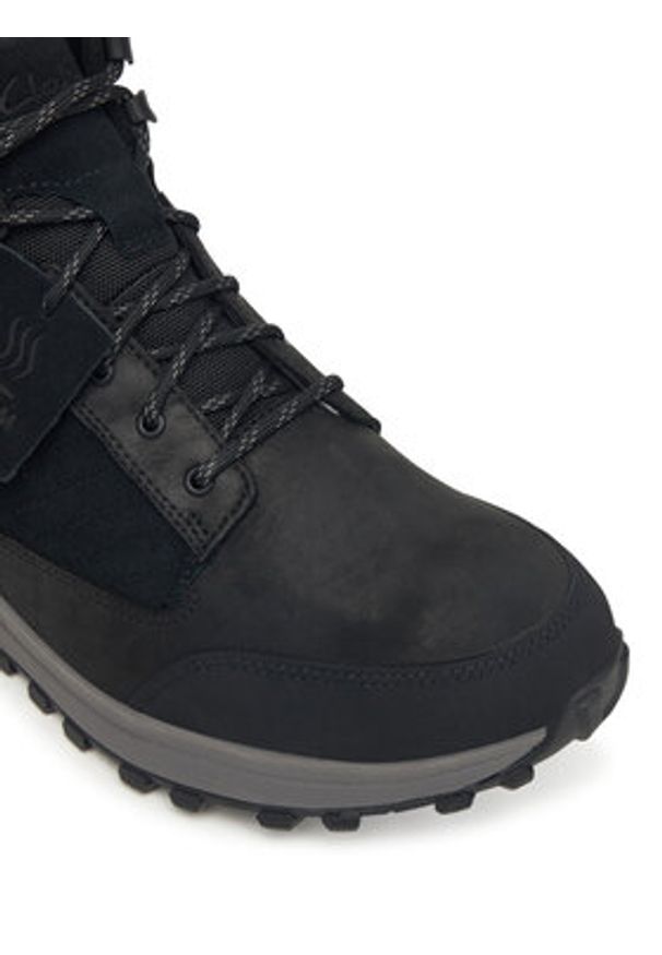 Clarks Trekkingi ATL TrekHi GTX 26184481 Czarny. Kolor: czarny. Materiał: skóra. Sport: turystyka piesza