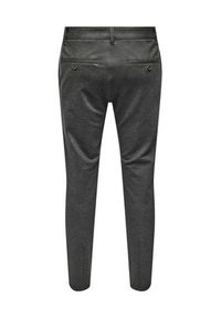 Only & Sons Chinosy 22022911 Szary Tapered Fit. Kolor: szary. Materiał: syntetyk