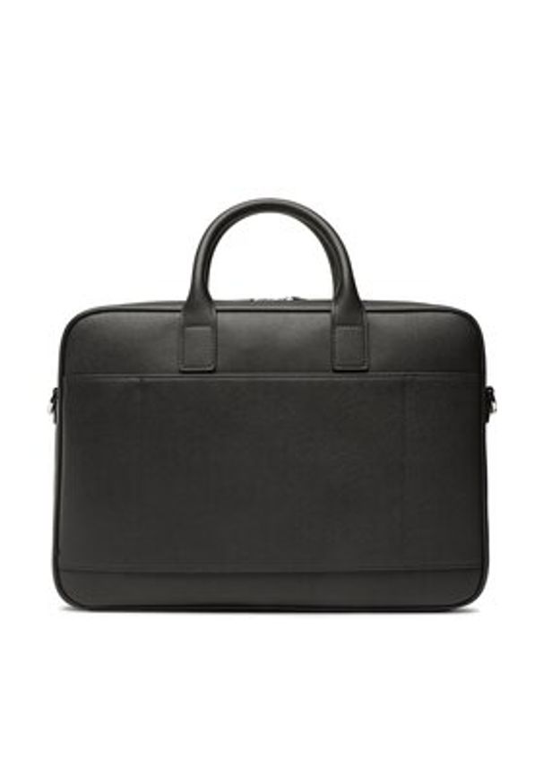 Emporio Armani Torba na laptopa Y4P119 Y138E 81072 Czarny. Kolor: czarny. Materiał: skóra