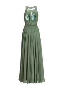 Hey Kyla Sukienka wieczorowa 5AI053HK Zielony Regular Fit. Kolor: zielony. Materiał: syntetyk. Styl: wizytowy #2