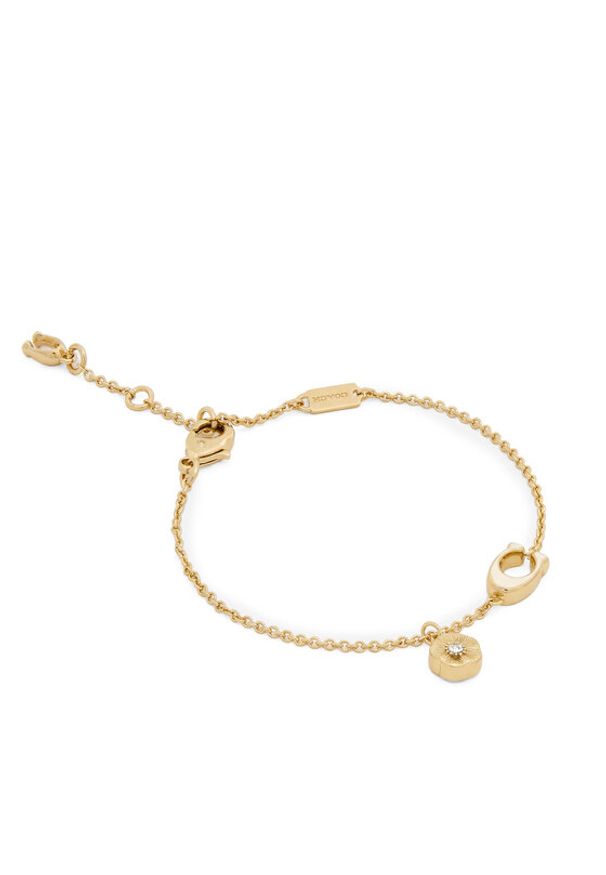 Coach Bransoletka 37571529 Złoty. Materiał: metalowe. Kolor: złoty