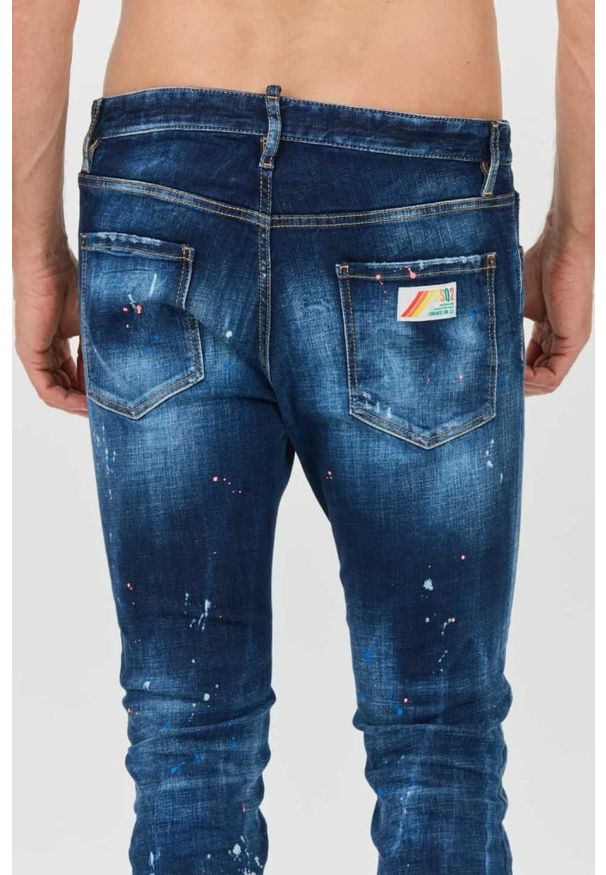 DSQUARED2 Niebieskie męskie jeansy Cool Guy Jean, Rozmiar 46. Kolor: niebieski
