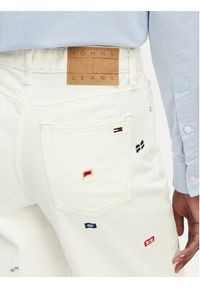Tommy Jeans Jeansy Claire DW0DW23042 Kremowy Wide Leg. Kolor: kremowy #5