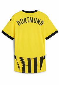 Puma - Damska koszulka pucharowa Borussia Dortmund 24/25 PUMA Faster Yellow Black. Kolor: żółty, wielokolorowy, czarny