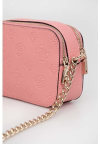 Guess torebka kolor różowy. Kolor: różowy. Rodzaj torebki: na ramię #5