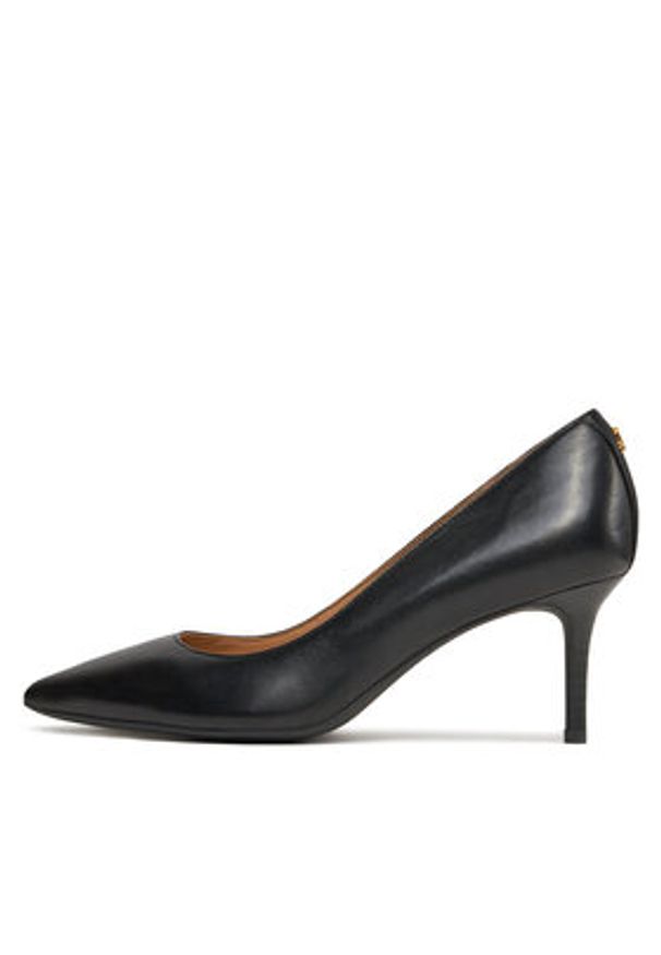 Lauren Ralph Lauren - LAUREN RALPH LAUREN Szpilki 802940602001 Czarny. Kolor: czarny. Materiał: skóra. Obcas: na szpilce
