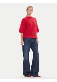 Dixie Sweter M277Y101A Czerwony Relaxed Fit. Kolor: czerwony. Materiał: syntetyk #3