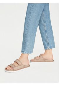 Badura Klapki BURDOCK-124AL0955 Beżowy. Kolor: beżowy. Materiał: skóra #6