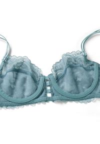 Intica - Komplet koronkowy z fiszbinami i szerszymi ramiączkami Hannakaisa. Kolor: czerwony. Materiał: koronka #7