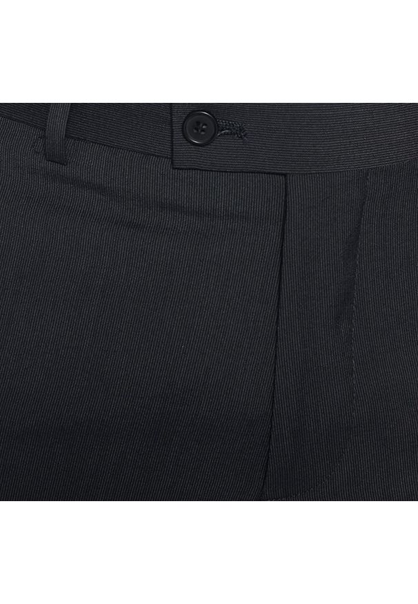 Tom Tailor - TOM TAILOR SPODNIE MĘSKIE NOS SUIT PANT SOLID BLACK 64015470911 COL. 2999. Materiał: wiskoza, poliester, materiał. Styl: elegancki