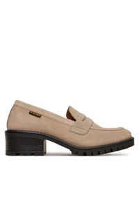 G-Star RAW - G-Star Raw Loafersy WI34-JANELLE-01 Beżowy. Kolor: beżowy. Materiał: zamsz, skóra #1