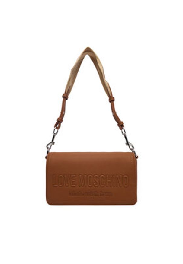 Love Moschino - LOVE MOSCHINO Torebka JC4046PP1OLE0200 Brązowy. Kolor: brązowy. Materiał: skórzane