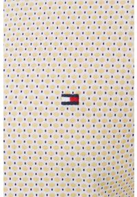 TOMMY HILFIGER - Tommy Hilfiger koszula bawełniana męska kolor beżowy regular z kołnierzykiem button-down. Typ kołnierza: button down. Kolor: żółty. Materiał: bawełna. Długość: długie #5
