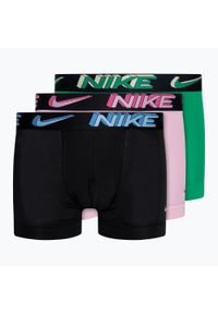 Bokserki męskie Nike Dri-Fit Essential Micro Trunk 3 pary. Kolor: zielony. Technologia: Dri-Fit (Nike) #1