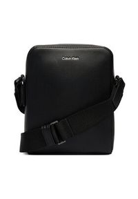 Calvin Klein Saszetka Emblem Hw Reporter LV04D3293G Czarny. Kolor: czarny. Materiał: skóra #3