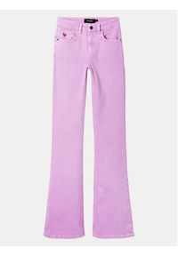 Desigual Jeansy Creta 24SWDD19 Różowy Flare Fit. Kolor: różowy #5
