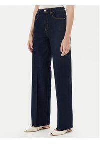 Guess Jeansy W5YA1A D5PW1 Granatowy Wide Leg. Kolor: niebieski