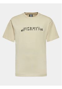 Grimey T-Shirt GA689 Beżowy Urban Fit. Kolor: beżowy. Materiał: bawełna #5