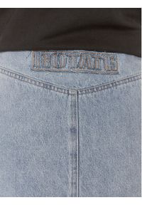 ROTATE Spódnica jeansowa Denim Laced Mini 1120101468 Niebieski Regular Fit. Kolor: niebieski. Materiał: jeans, bawełna