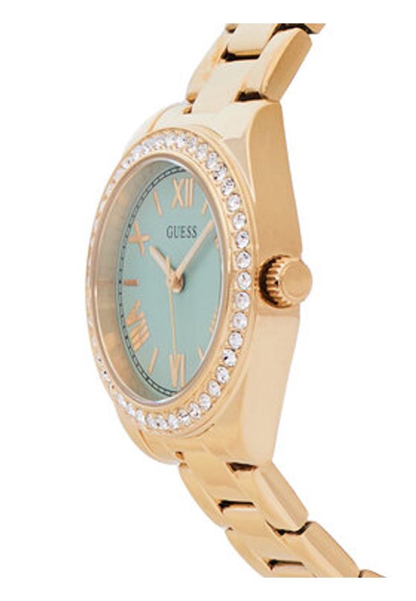 Guess Zegarek Mini Luna GW0841L5 Złoty. Kolor: złoty