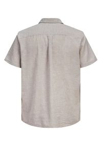 Jack & Jones Koszula Summer 12289160 Beżowy Regular Fit. Kolor: beżowy. Materiał: bawełna #3