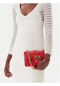 Pinko - PINKO Torebka Love One Mini Cl PE 25 PCPL 100059 A0F1 Czerwony. Kolor: czerwony. Materiał: skórzane #4