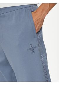 Armani Exchange Spodnie dresowe 6DZPLC ZJNNZ 15DU Niebieski Regular Fit. Kolor: niebieski. Materiał: bawełna #5
