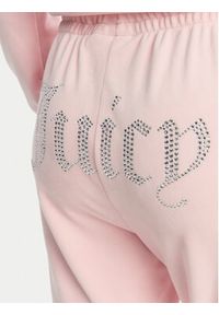 Juicy Couture Spodnie dresowe Tina JCAPW045 Różowy Regular Fit. Kolor: różowy. Materiał: syntetyk #4