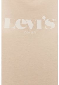 Levi's® - Levi's - T-shirt. Okazja: na co dzień, na spotkanie biznesowe. Kolor: różowy. Wzór: nadruk. Styl: biznesowy, casual