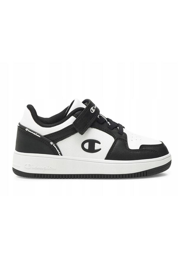 Buty do chodzenia dla dzieci Champion Rebound 2.0 Low. Okazja: na co dzień. Zapięcie: rzepy. Kolor: biały. Materiał: materiał, syntetyk, tkanina. Sport: turystyka piesza