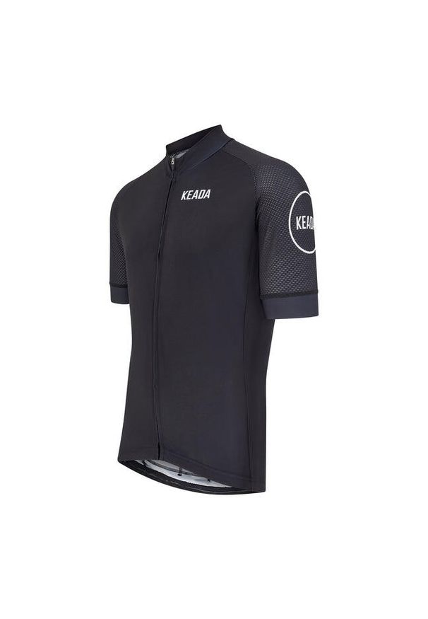 KEADA SPORTS - Damska koszulka kolarska z krótkim rękawem – Czarna. Kolor: czarny. Długość rękawa: krótki rękaw. Długość: krótkie. Sport: kolarstwo