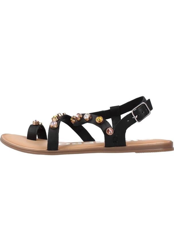 Gioseppo - Sandały GIOSEPPO 58591G Czarny. Kolor: czarny. Materiał: skóra. Sezon: lato
