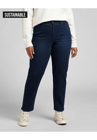 Lee - DAMSKIE SPODNIE JEANSOWE LEE Stella Tapered Plus DARK EVITA L31LPVYY 112139856