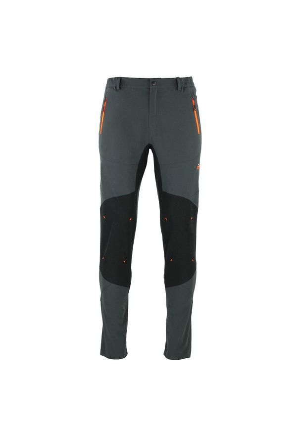 PEAK MOUNTAIN - Spodnie trekkingowe Peak Mountain Coffre. Kolor: szary. Sezon: lato. Sport: turystyka piesza