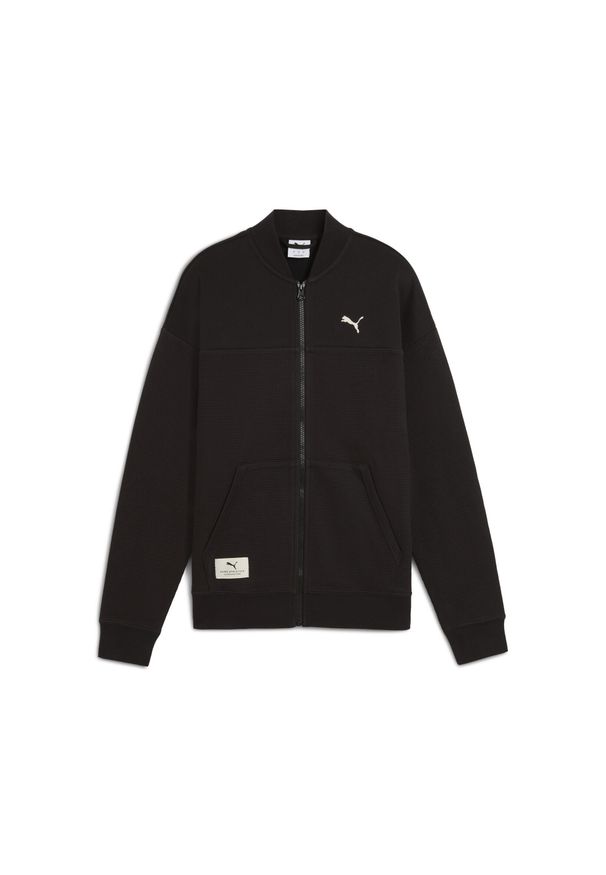 Puma - Damska rozpinana kurtka PUMA Class PUMA Black. Kolor: czarny. Sport: bieganie