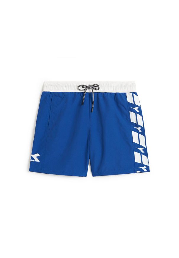 Diadora - Spodenki krótkie męskie DIADORA BEACH SHORT RING. Kolor: niebieski. Długość: krótkie