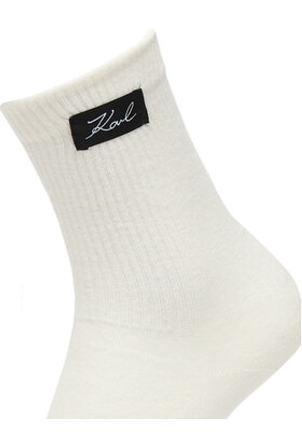 Karl Lagerfeld - KARL LAGERFELD Skarpety długie B1W47036 Czarny. Kolor: czarny. Materiał: bawełna