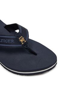 TOMMY HILFIGER - Tommy Hilfiger Japonki Hilfiger Webbing Beach Sandal FW0FW08515 Granatowy. Kolor: niebieski. Materiał: materiał #4
