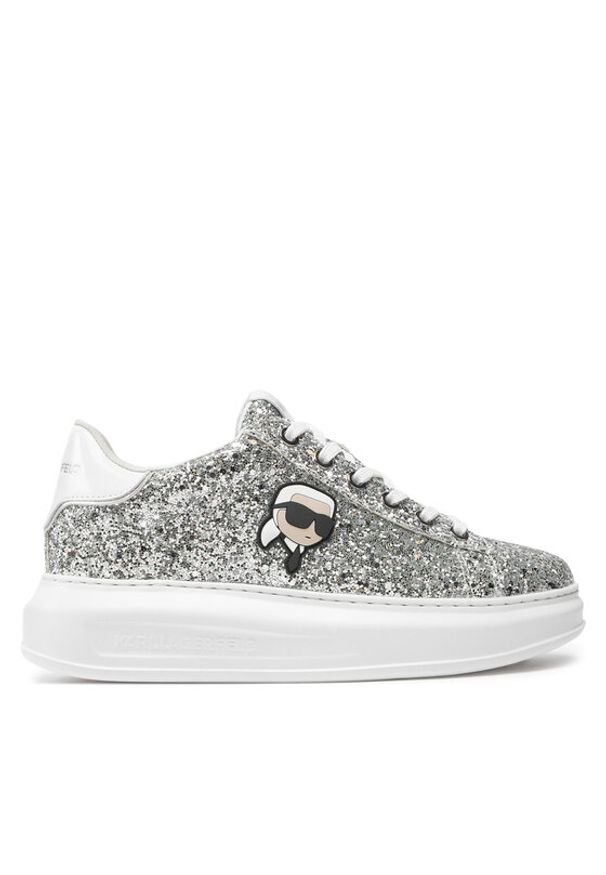 Karl Lagerfeld - KARL LAGERFELD Sneakersy KL62573N Srebrny. Kolor: srebrny. Materiał: syntetyk